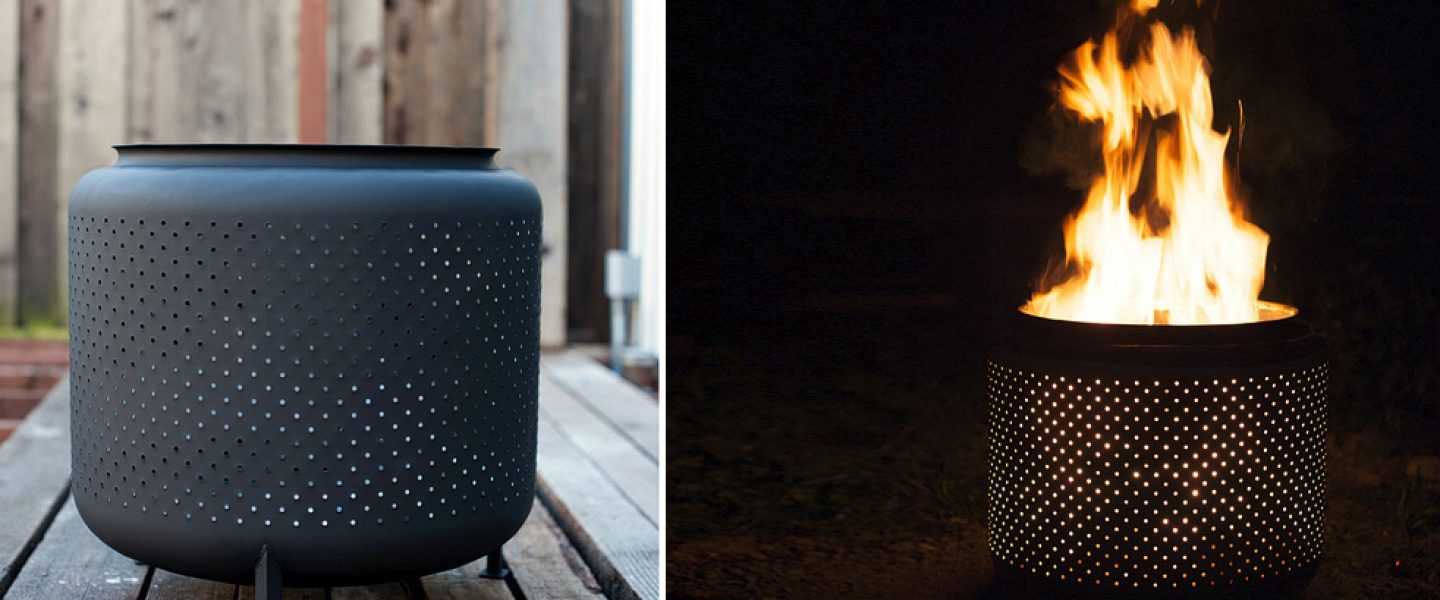 Turn a Washing Machine Drum Into a Fire Pit