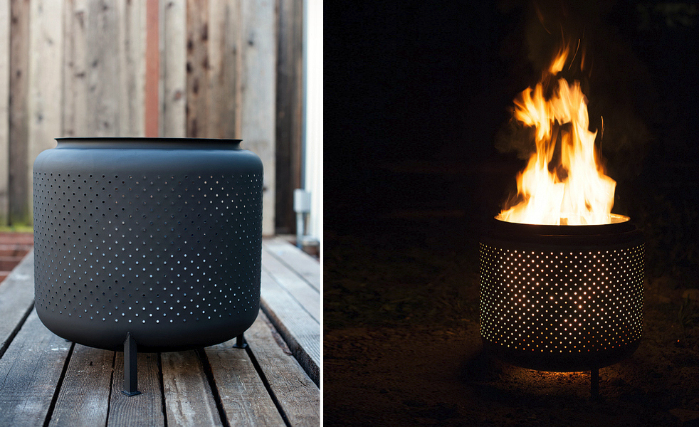 Turn a Washing Machine Drum Into a Fire Pit