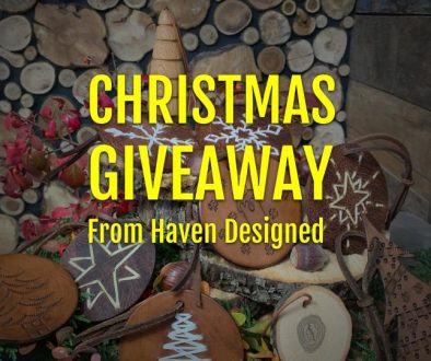 Handmade Christmas Ornaments in Leather and Wood from Haven Designed