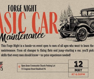 Basic Auto Maintenance Forge Night for Men in Bradford PA