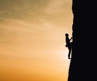 leadership - cliff climber